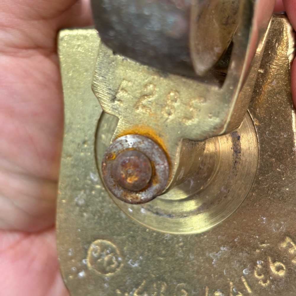 Vintage Furniture Casters OS Gold Brass Lion Paw Feet F285 Set of 4 Home Decor - Picture 9 of 16
